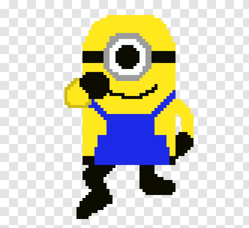 Jazz Hands Smiley Pixel Art - Internet Meme - Minion Transparent PNG