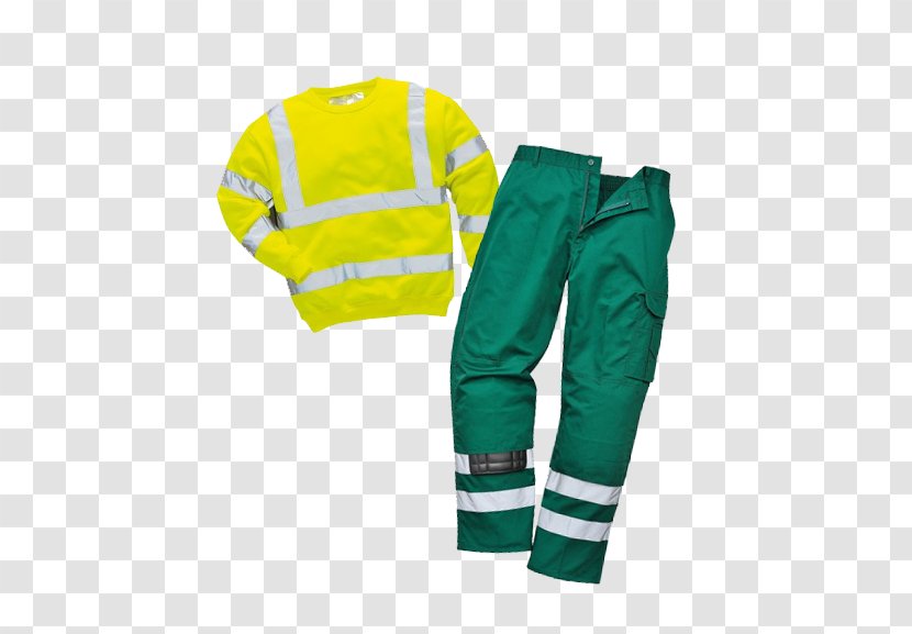 High-visibility Clothing Pants Workwear Personal Protective Equipment - Heart - Cartoon Transparent PNG