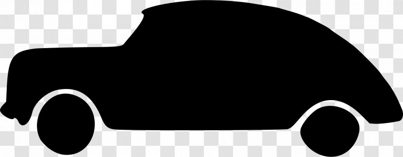 Car Silhouette Clip Art - Black And White - Parts Transparent PNG