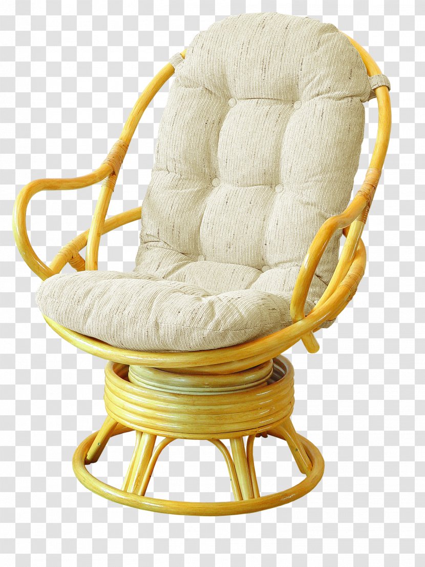 Wing Chair Furniture Ratan Rattan - Wall Interior Transparent PNG