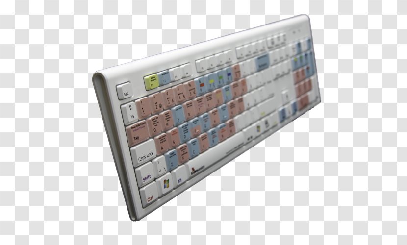 Computer Keyboard Adobe Lightroom LogicKeyboard Premiere Pro CC Line Dt. (Alu) Audition - Emergency Room Transparent PNG