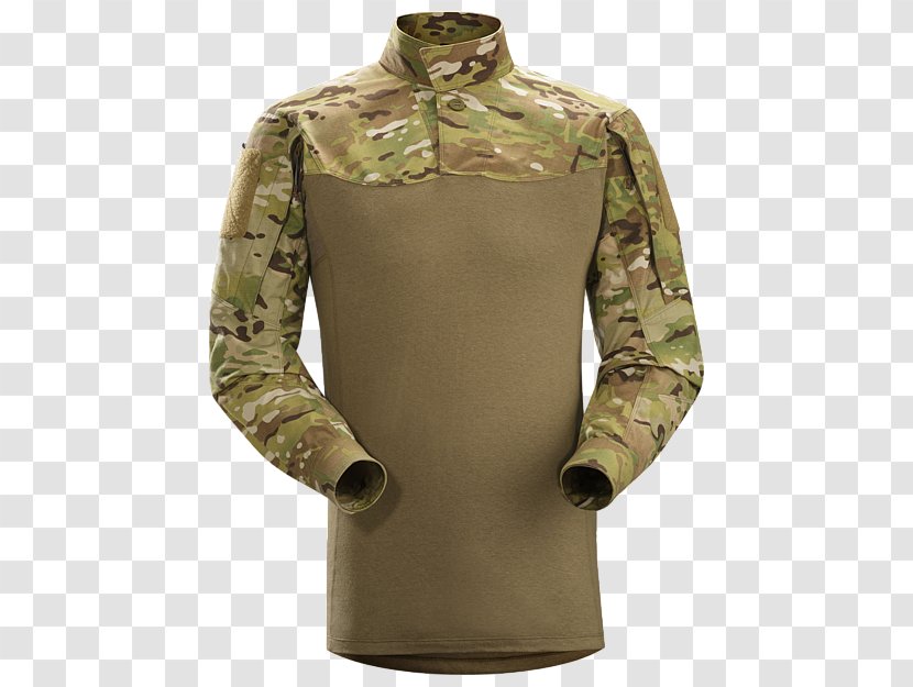 T-shirt MultiCam Army Combat Shirt Arc'teryx - Button Transparent PNG