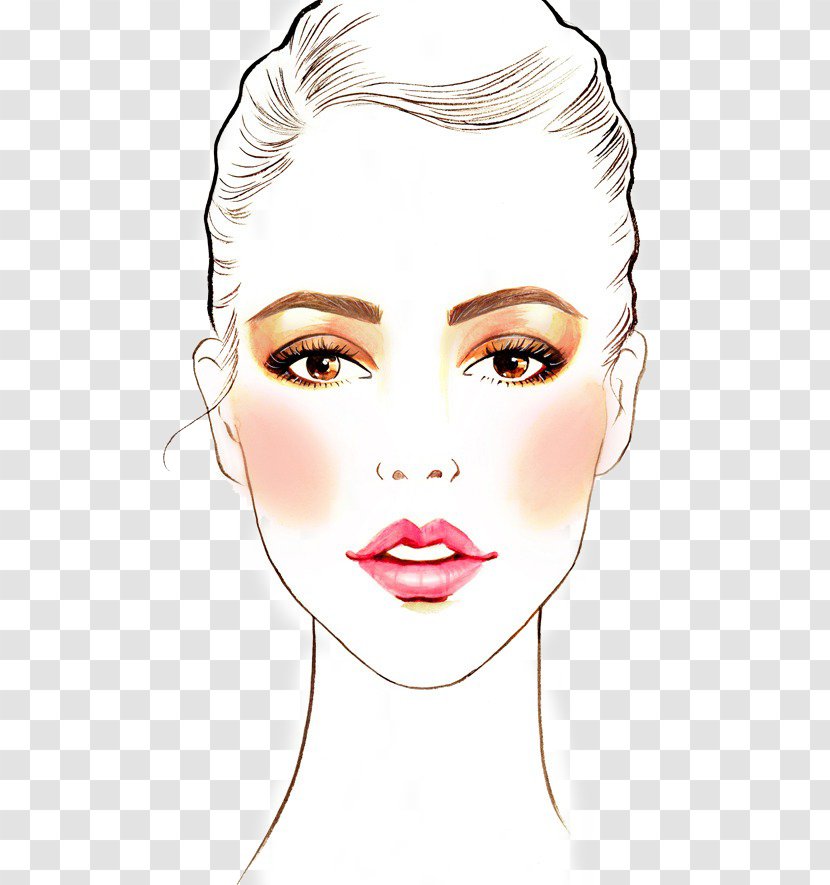 Chanel Cosmetics Fashion Illustration Drawing - Flower - Hand-painted Female Makeup Transparent PNG