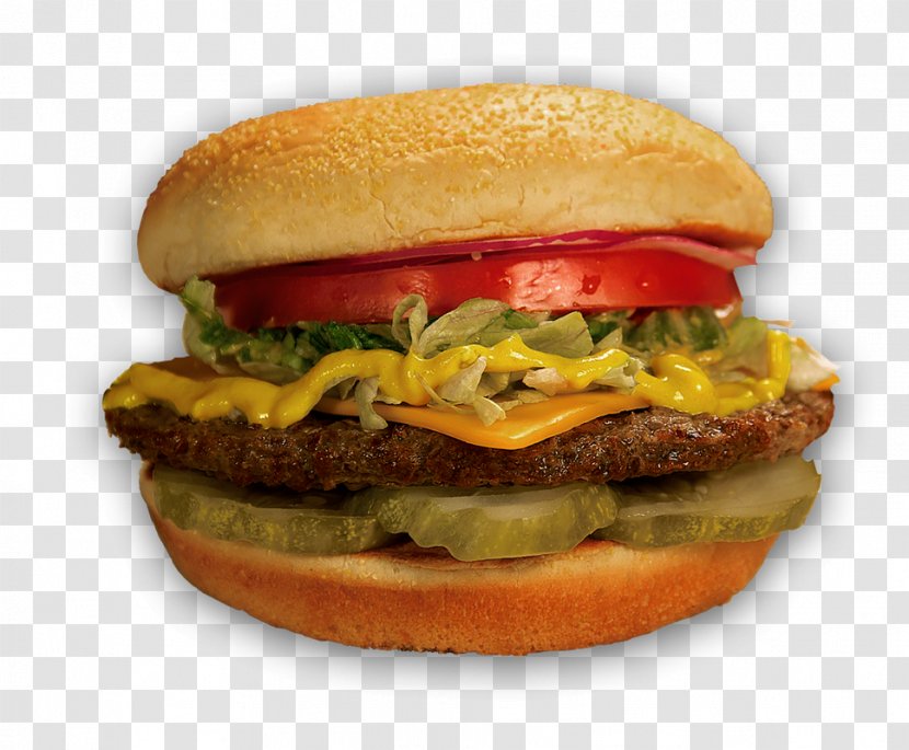 Hamburger Cheeseburger Fast Food Patty Veggie Burger - Beef - HAMBURGUER Transparent PNG