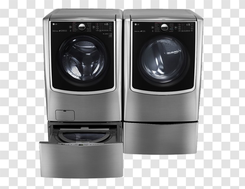 Clothes Dryer Washing Machines Combo Washer LG WM9000H Laundry - Loudspeaker - Major Appliance Transparent PNG