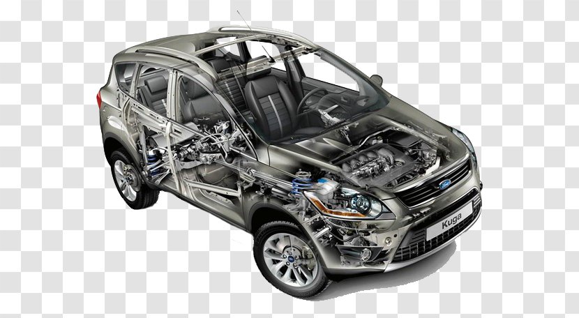 Car Mecánica Automotriz Mechanics Physics Ford Kuga - Automotive Design Transparent PNG