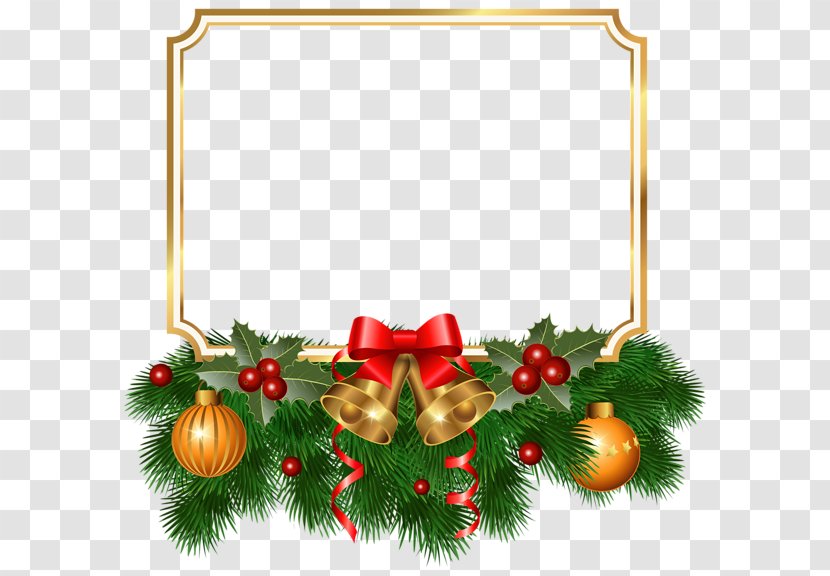 Christmas Card Greeting & Note Cards Ornament Clip Art - Floral Design - Decorative Background Transparent PNG