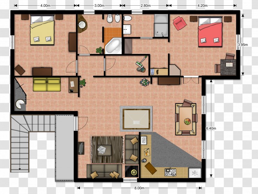 Floor Plan Interior Design Services House Architectural - Ink Huizhou Architecture Transparent PNG