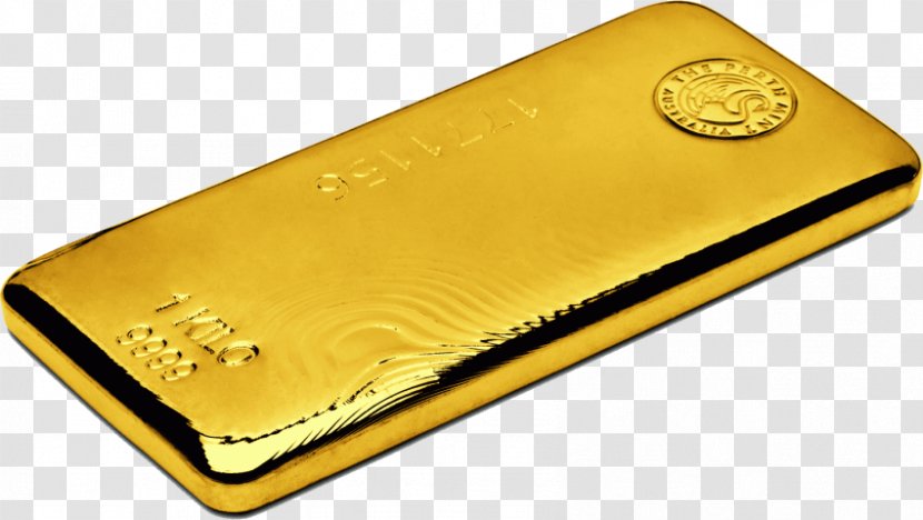 Gold Bar Clip Art Perth Mint - Metal Transparent PNG