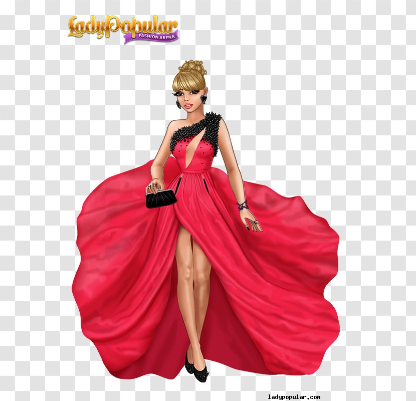 Lady Popular Fashion Model Runway Mannequin - Watercolor Transparent PNG
