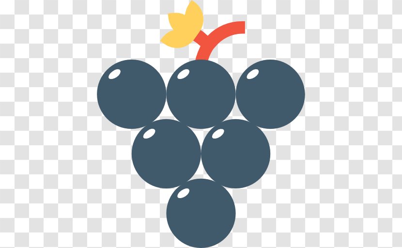 Grape Drawing Smaller And Circles Fruit - Logo Transparent PNG