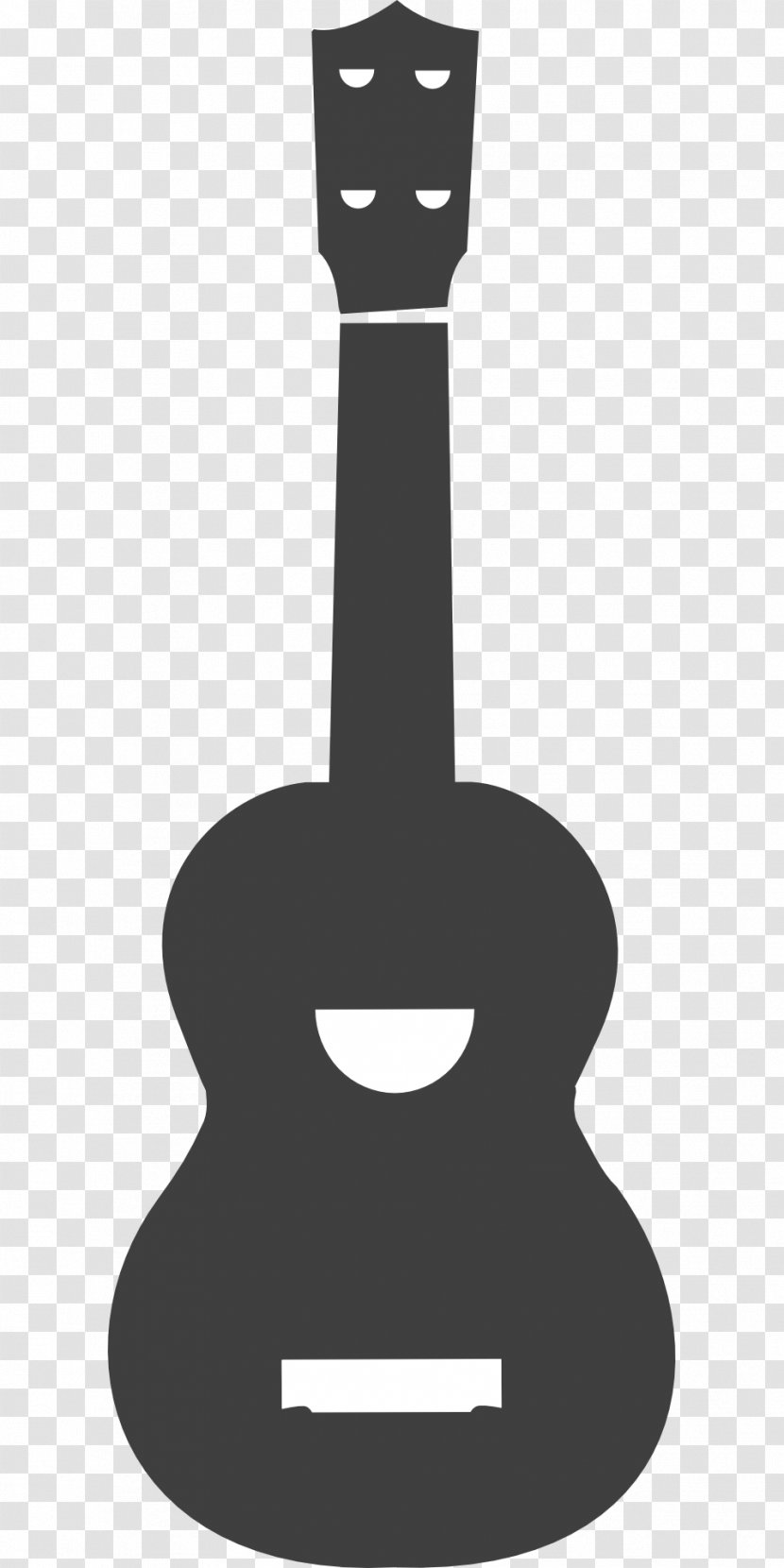 Cavaquinho Ukulele Guitar - Silhouette Transparent PNG