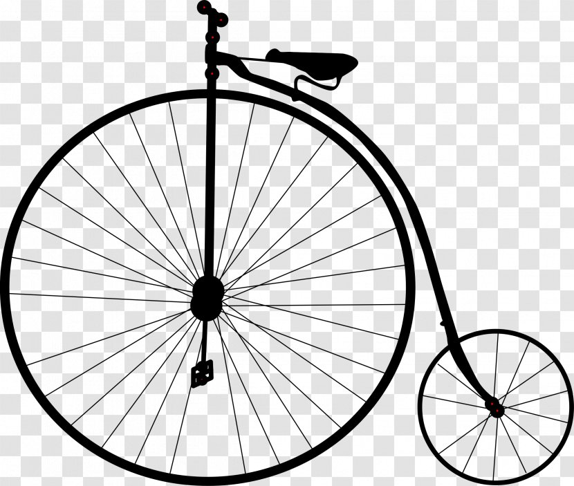 Penny-farthing Bicycle Clip Art - Frame - Cycle Transparent PNG