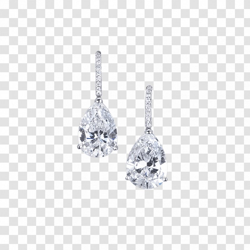 Earring Charms & Pendants Body Jewellery Silver - Diamond Stud Transparent PNG