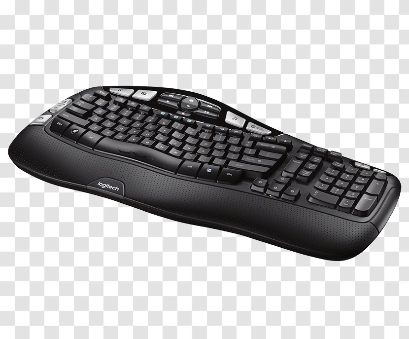 Computer Keyboard Mouse Logitech Wireless K350 - Pointing Device Transparent PNG