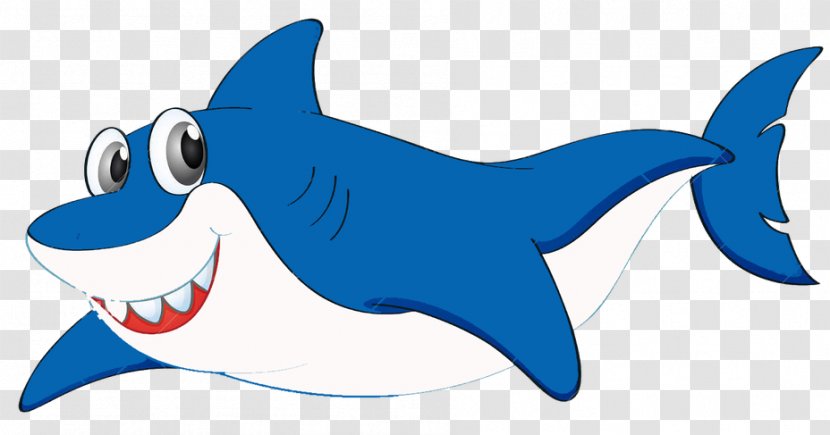 Shark Cartoon Clip Art - Marine Mammal Transparent PNG