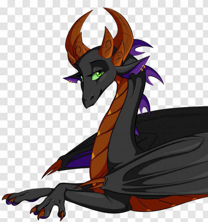 Dragon Clip Art Illustration Carnivores Supernatural - Purple - Ya Right Face Transparent PNG