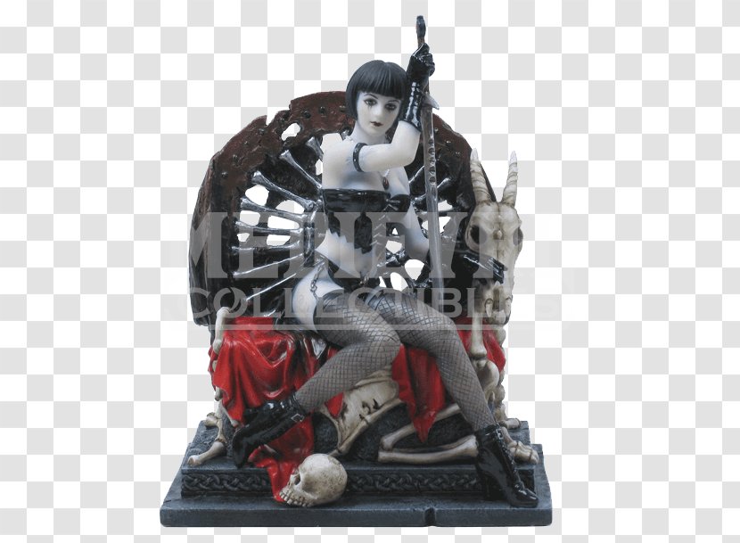 Figurine Model Figure Amazon.com Death 骷髅 - Woman - Female Warrior Transparent PNG