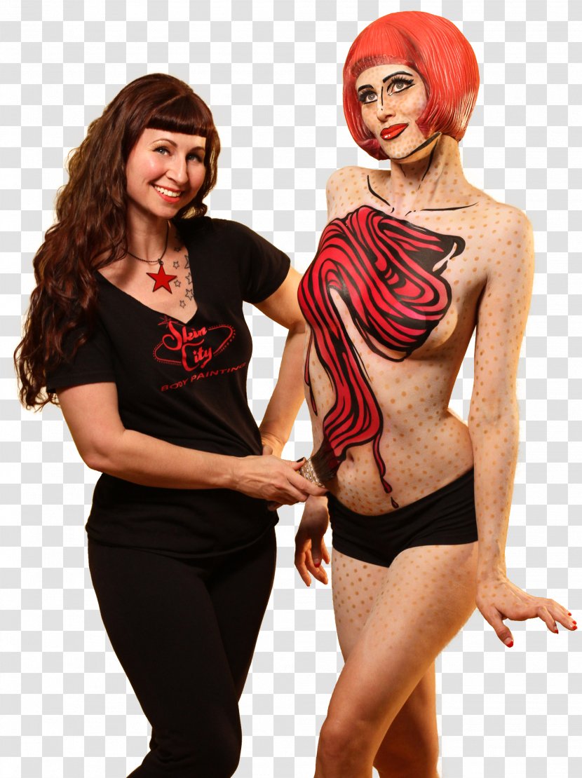 Robin Barcus Slonina Rebecca Romijn Painting Skin Wars Art - Mystique Transparent PNG