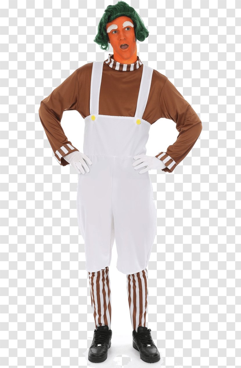 Costume Party Oompa Loompa Dress Overall - Chocolate Transparent PNG