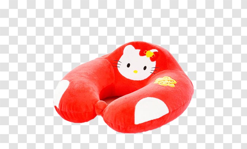 Pillow Neck Cervical Vertebrae - Toy - Red Cat U-pillow Transparent PNG