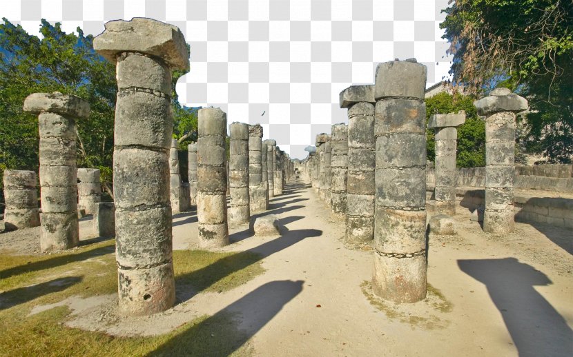 El Castillo, Chichen Itza Ik Kil Thousand Columns Maya Civilization City - Photography - Ancient Mayan Construction Transparent PNG