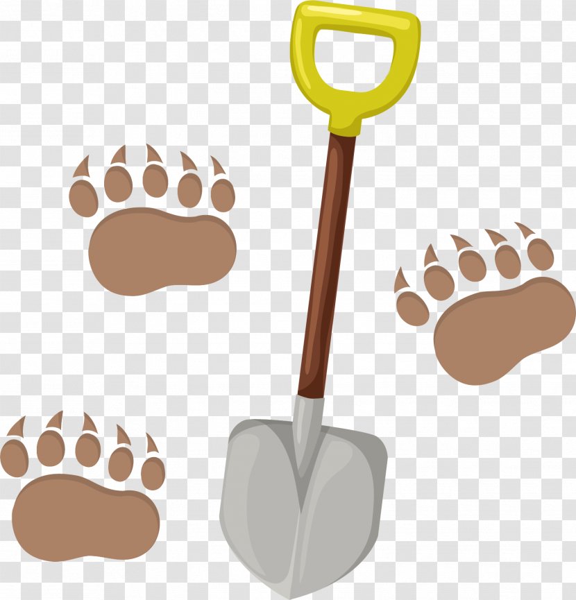 Shovel - Cutlery - Cartoon Material Transparent PNG