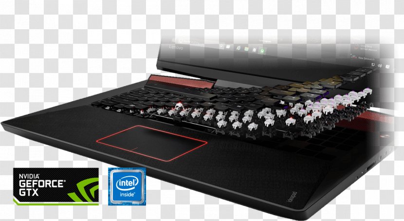 Laptop Computer Keyboard Intel Lenovo Ideapad Y700 (15) - Electronic Device Transparent PNG