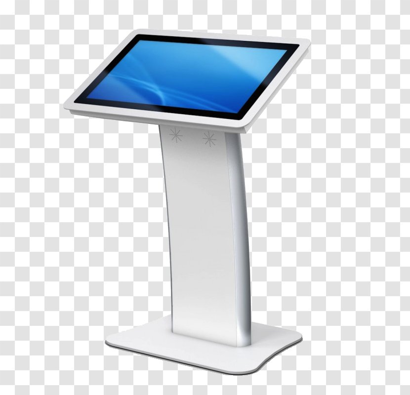 Computer Monitors Interactive Kiosks Touchscreen Display Device - Table - Kiosk Transparent PNG