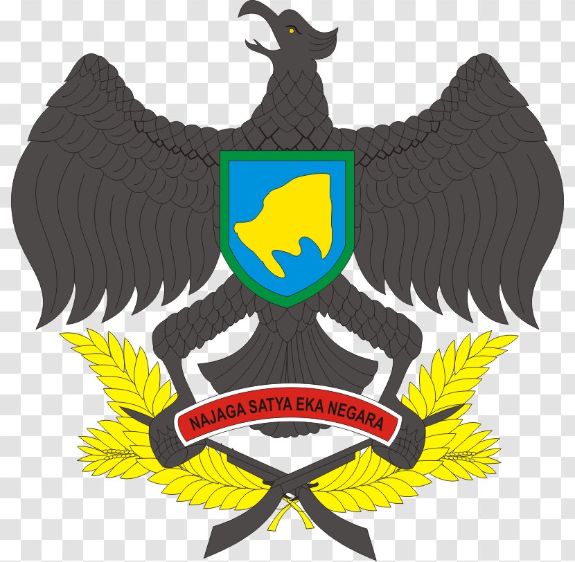 Logo Korem 043/Gatam Subregional Military Command National Emblem Of Indonesia Garuda - Kodam - Symbol Transparent PNG