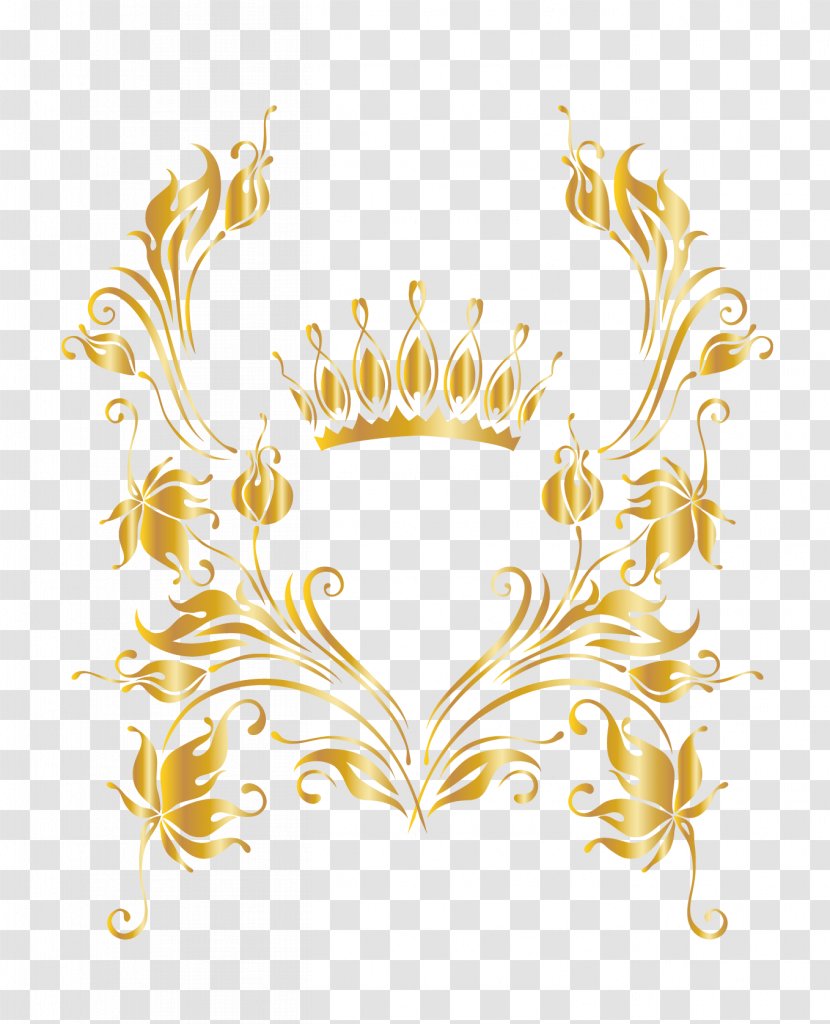 Euclidean Vector - Designer - Crown Pattern Transparent PNG