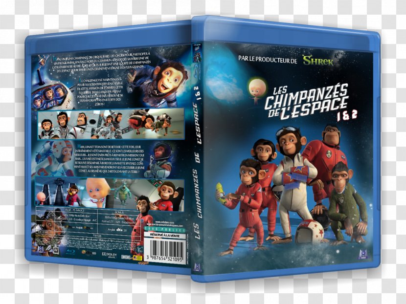 Les Chimpanzés De L'espace: L'album Du Film Chimpanzee Action & Toy Figures X Rating - French - Space Monkey Transparent PNG