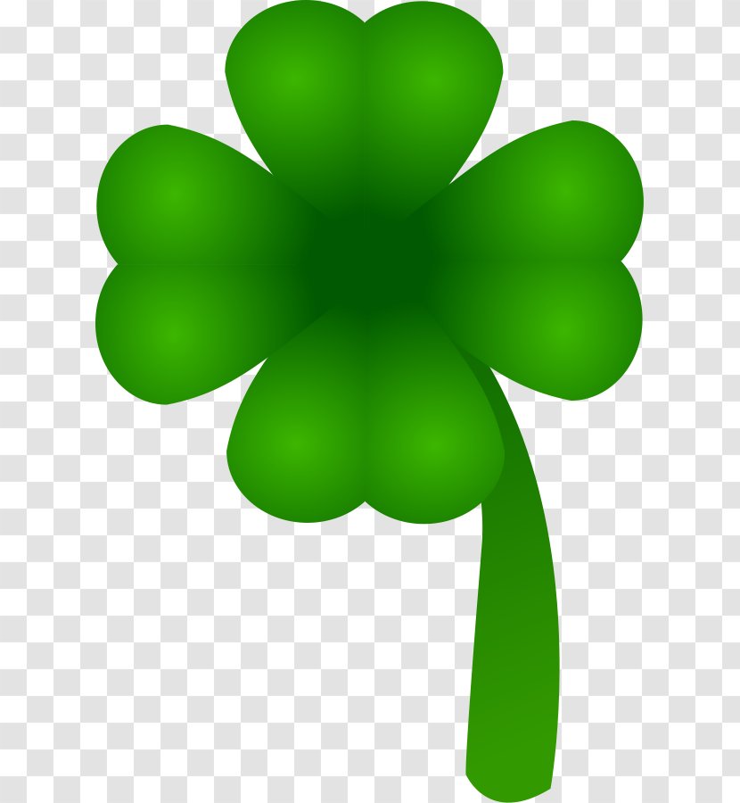 Ireland Saint Patrick's Day Four-leaf Clover Shamrock Clip Art - Plant - Four Leaf Clipart Transparent PNG