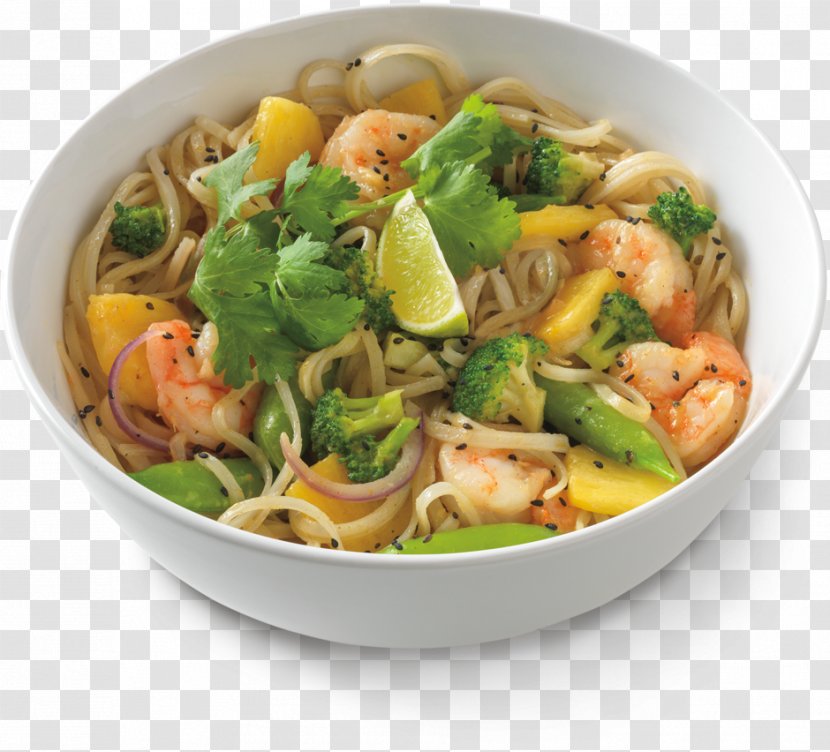 Pad Thai Green Curry Macaroni And Cheese Noodles Company Soup Shrimps Transparent Png,Flower Pink Depression Glass Patterns