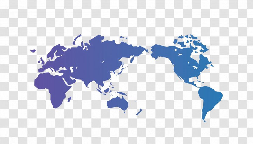 World Map Globe Political - Global Communication Transparent PNG