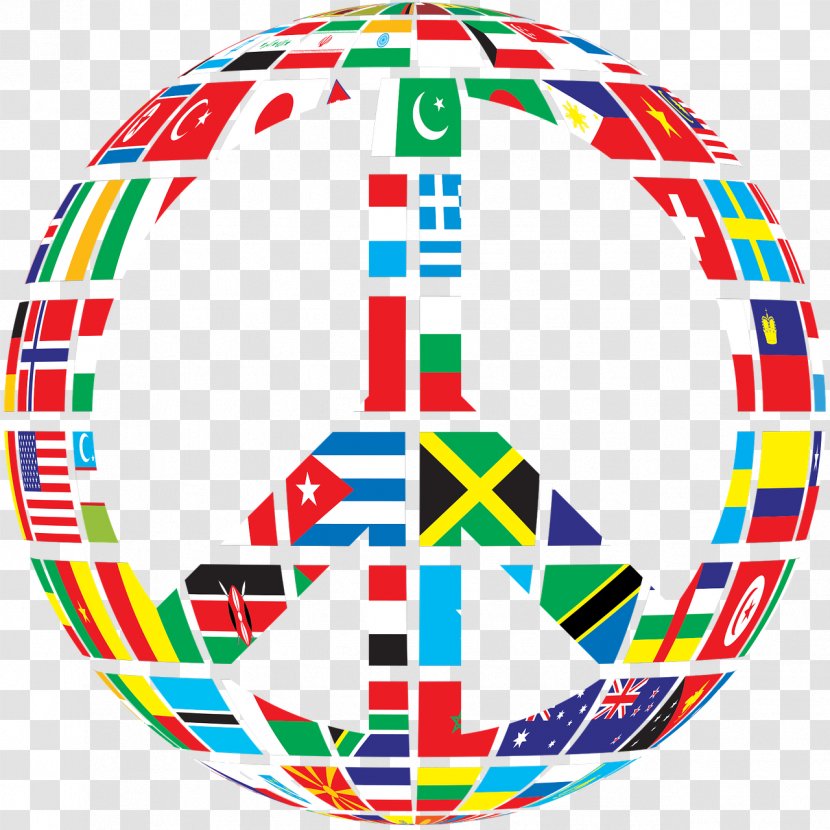 Flags Of The World Globe Peace Symbols - Olive Branch Transparent PNG