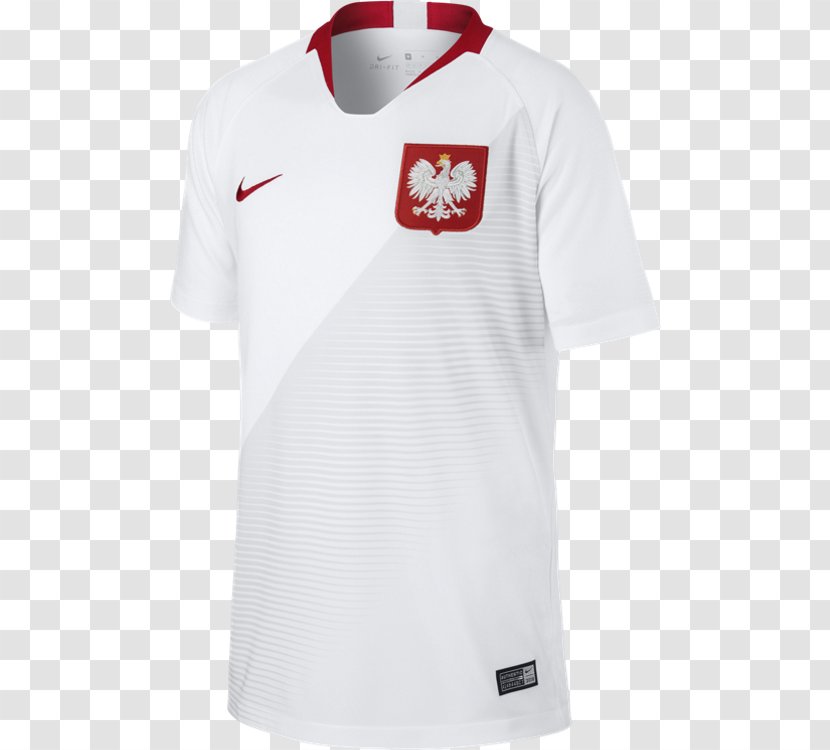 Poland National Football Team 2018 World Cup T-shirt Nike Sp. Z O.o. - Neck Transparent PNG