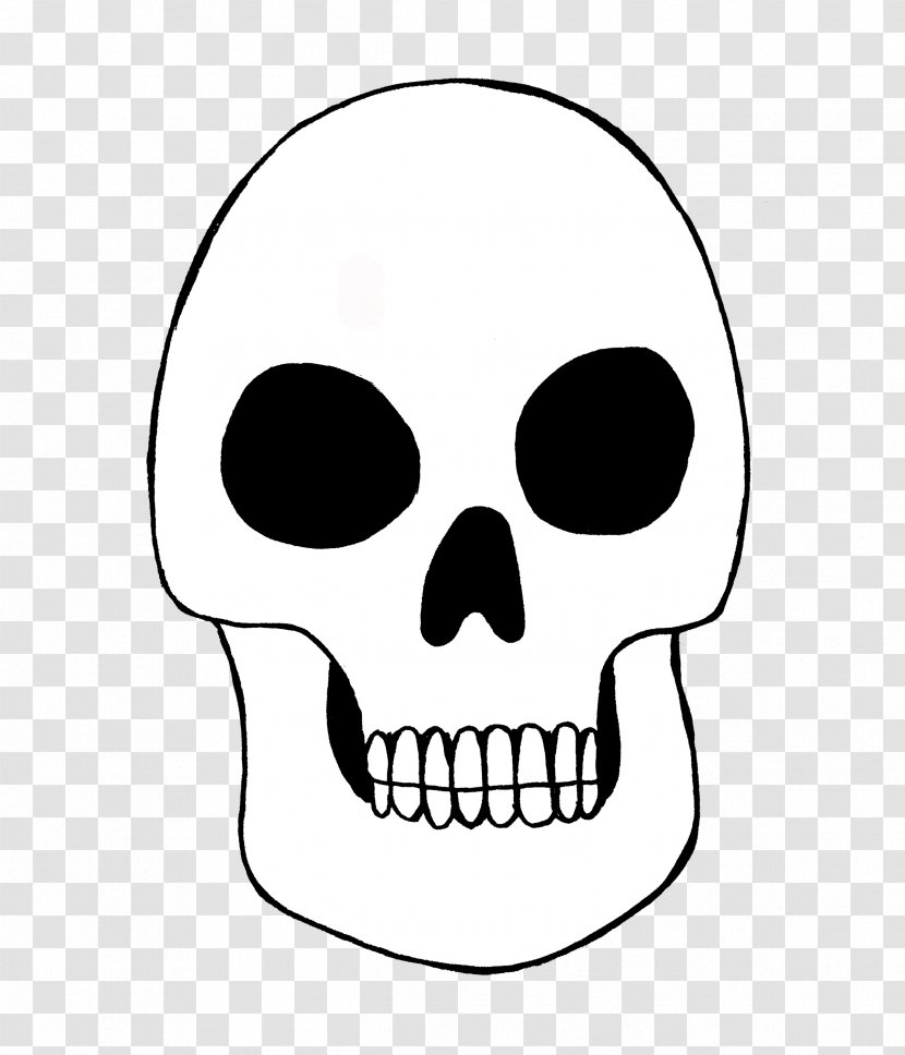 Calavera Skull Day Of The Dead Bone Skeleton - Facial - Skulls Transparent PNG