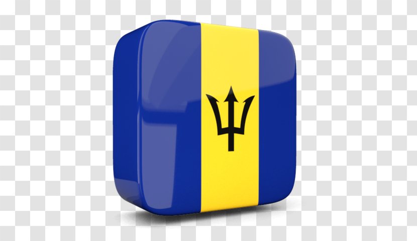 Flag Of Barbados Brand - Blue - Design Transparent PNG