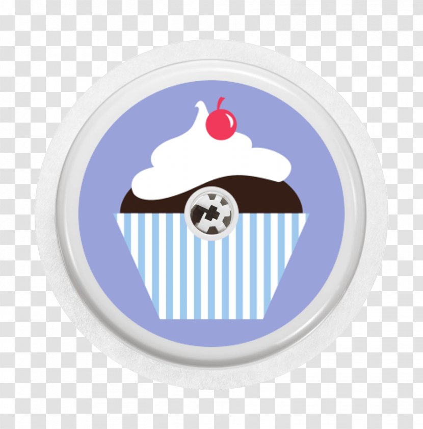 Cupcake Continuous Glucose Monitor Screen Protectors Sticker - Christmas - Watercolor Transparent PNG