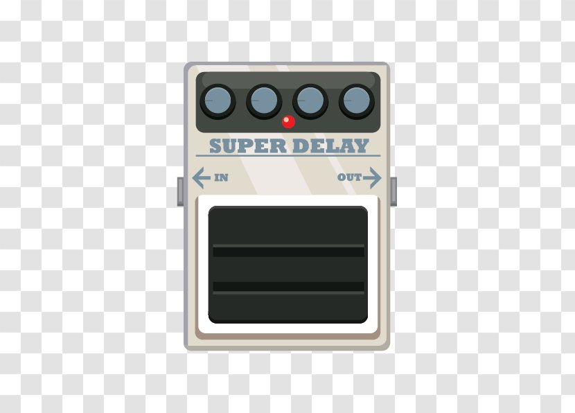 Effects Processors & Pedals Distortion Download Sound - Cartoon - Guitar Fire Transparent PNG