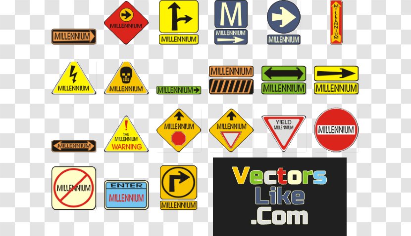 Logo Traffic Sign - Brand - Placards Vector Transparent PNG