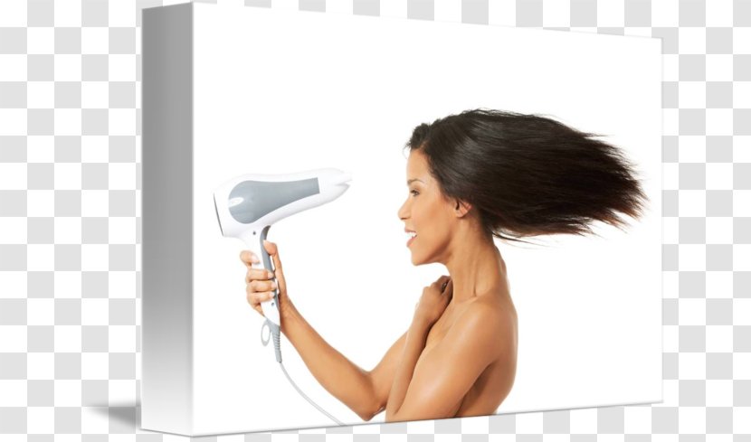 Shoulder Mirror - Woman Hair Dryer Transparent PNG