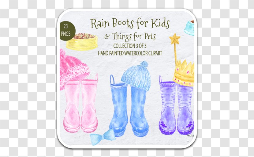 Watercolor Painting Wellington Boot Clip Art Transparent PNG