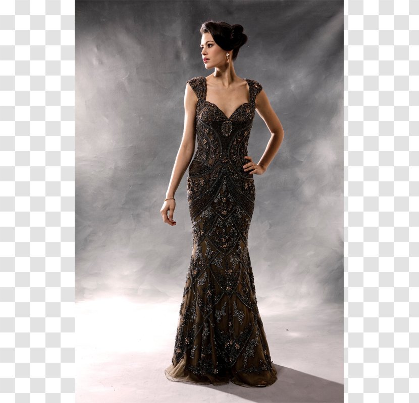 Cocktail Dress Gown Satin Shoulder - Night Transparent PNG