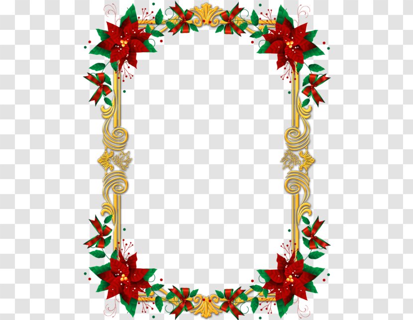 Christmas Graphics Borders And Frames Day Clip Art Picture - Account Border Transparent PNG