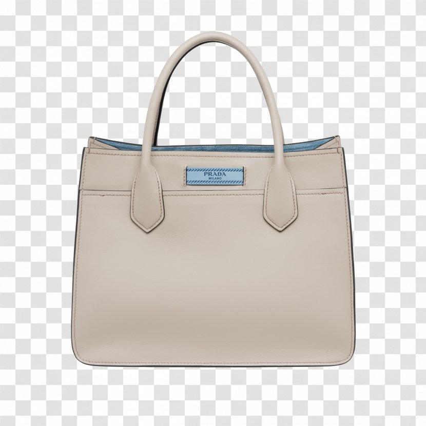 Tote Bag Leather Calfskin Messenger Bags Handbag - Metal - Prada Transparent PNG