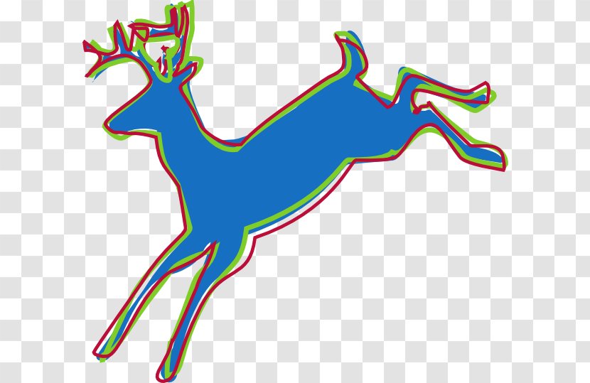 Reindeer Silhouette Clip Art - Crossstitch Transparent PNG