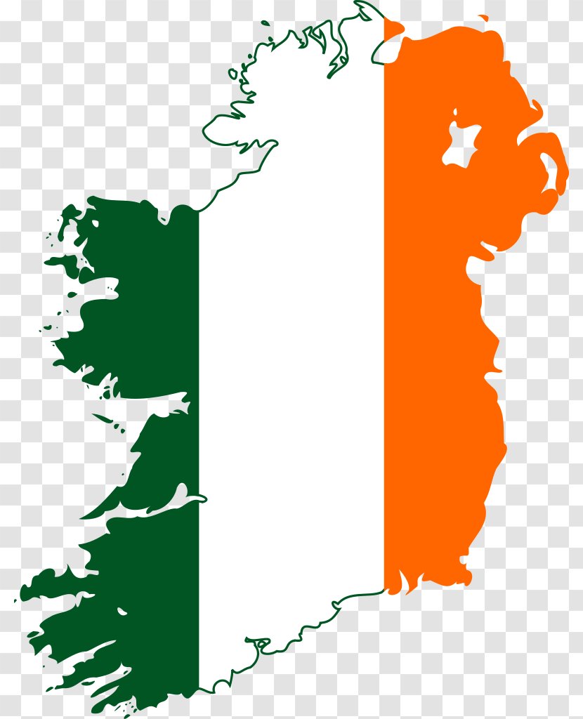 Flag Of Ireland National Map - Scotland - Irish Transparent PNG