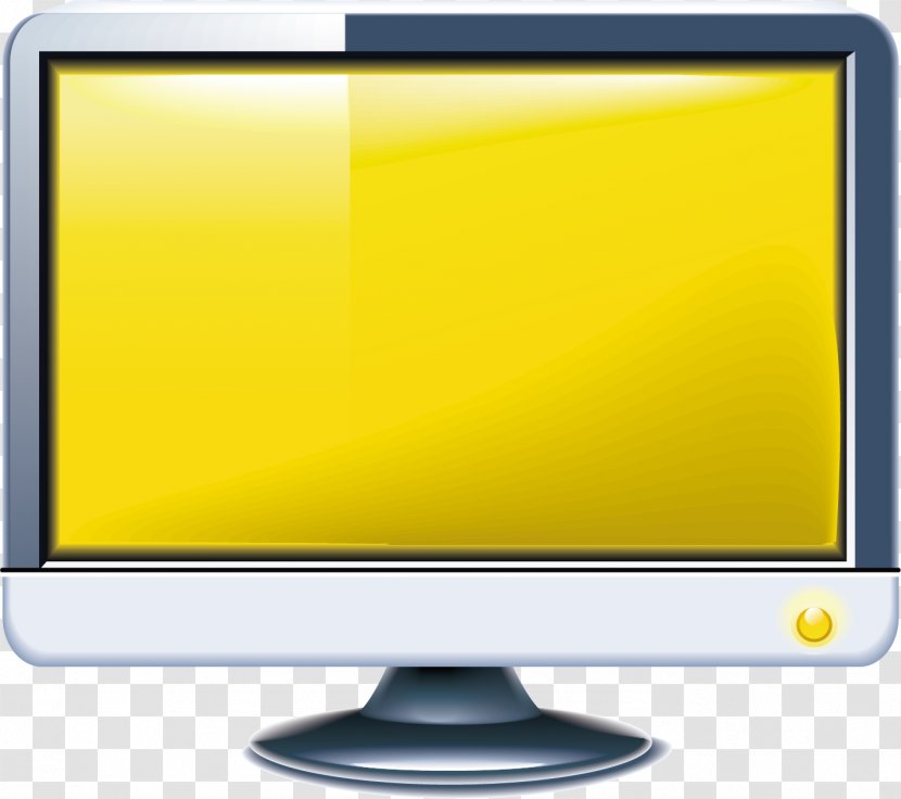 LED-backlit LCD Television Set Computer Monitor Icon - Brand - TV Vector Material Transparent PNG